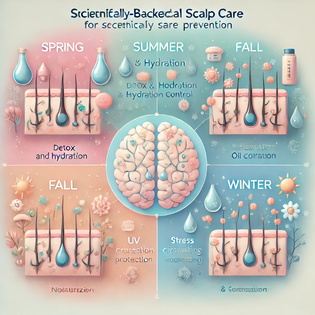 계절 따라 다른 두피 관리