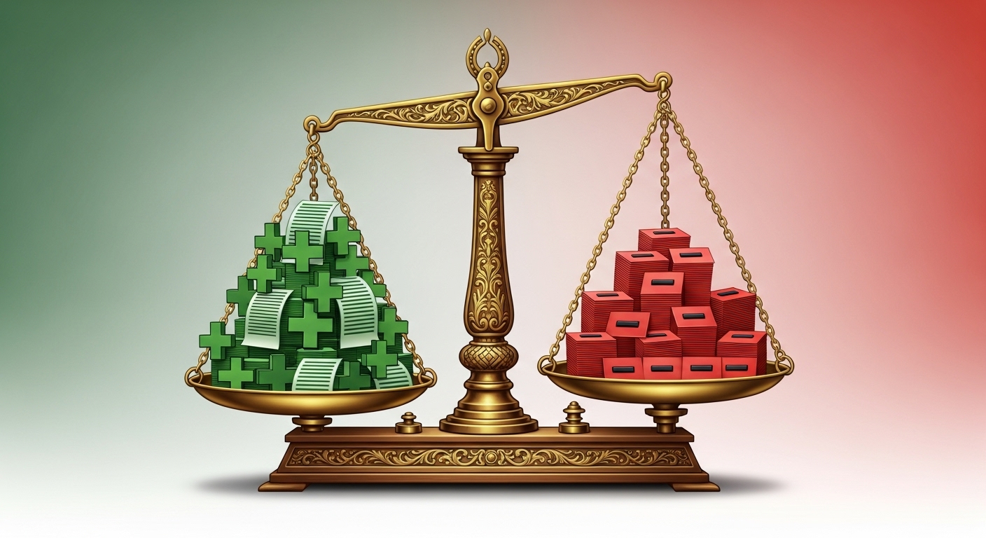 연말정산 결과표의 추가 납부(+)와 환급(-) 기호의 의미 차이 설명