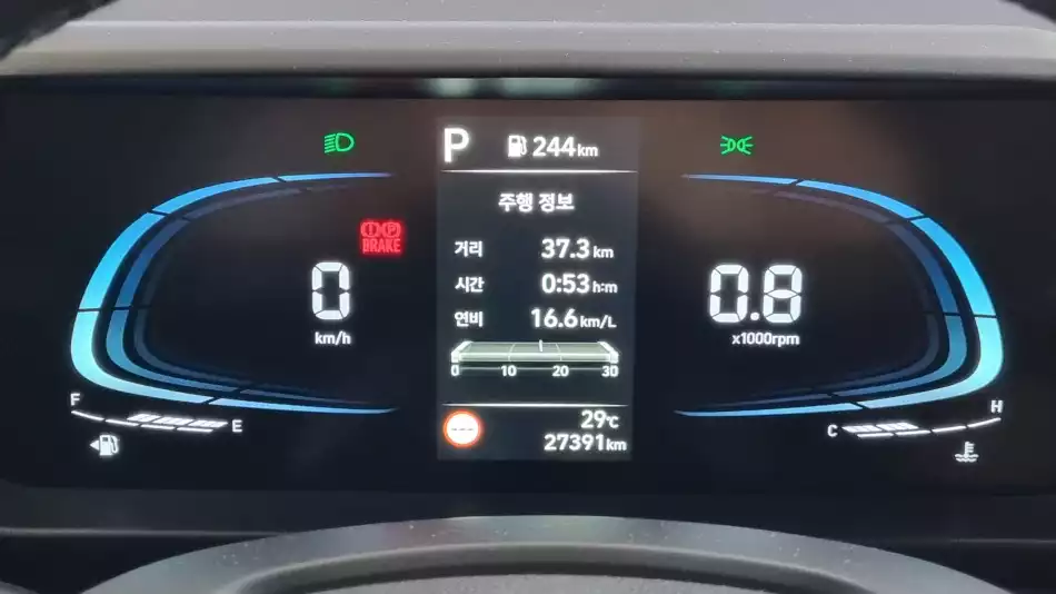 밀양시 상동면에서 임당역 근처 주유소까지 기록된 주행 정보입니다.