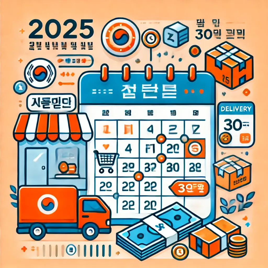 2025 소상공인 택배비 지원 지급일 안내! 4월부터 시작