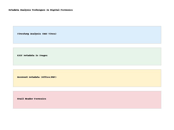 디지털 포렌식에서의 메타데이터 분석 기법