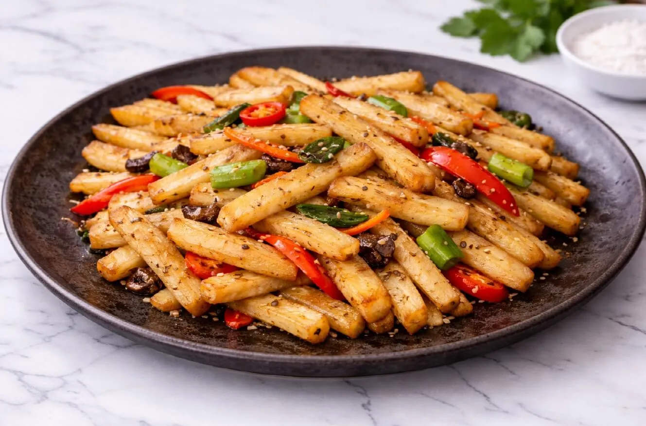 멕시코감자 볶음 요리