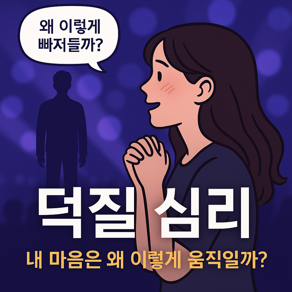 덕질 심리: 왜 우리는 '최애'에 빠지는가?