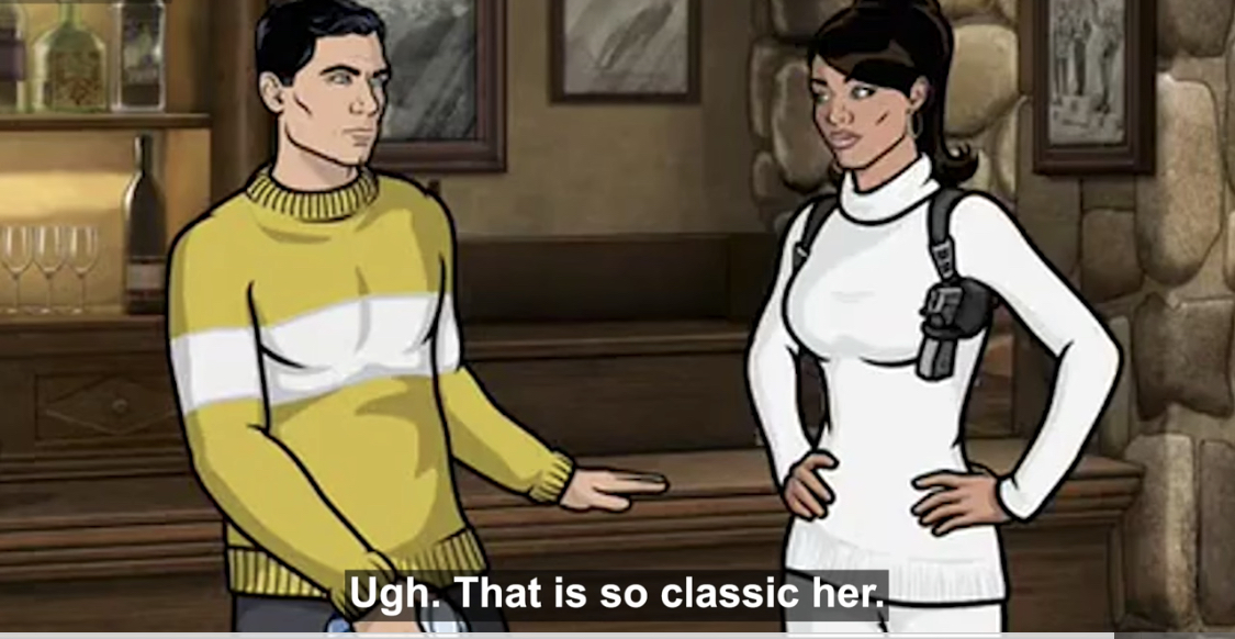 That is so classic her.