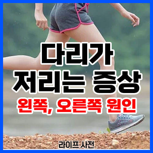 다리가 저리는 증상