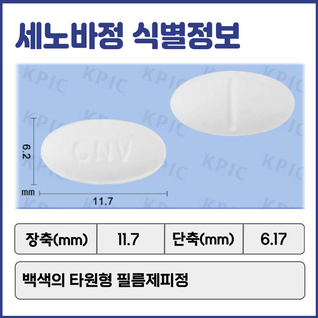 세노바정 식별정보