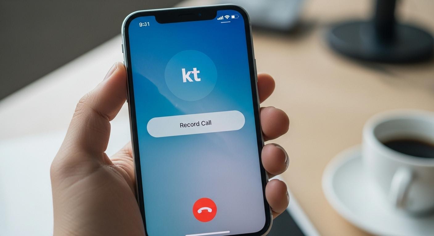 kt 아이폰 통화녹음 기능