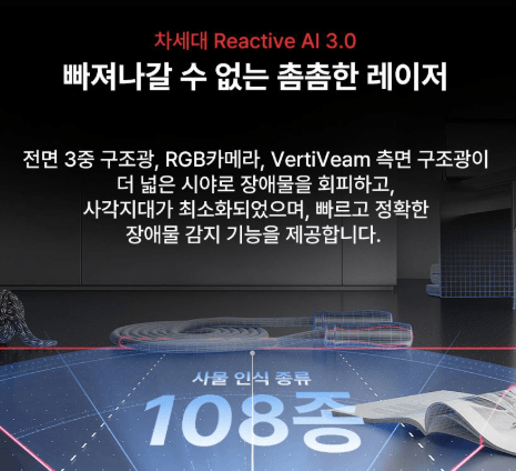 로보락 S9&nbsp;MaxV&nbsp;Ultra 장애물회피성능