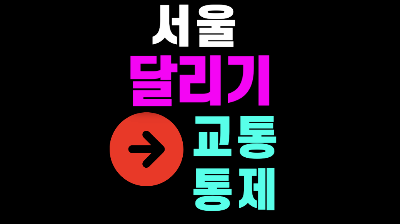 서울 달리기 교통통제