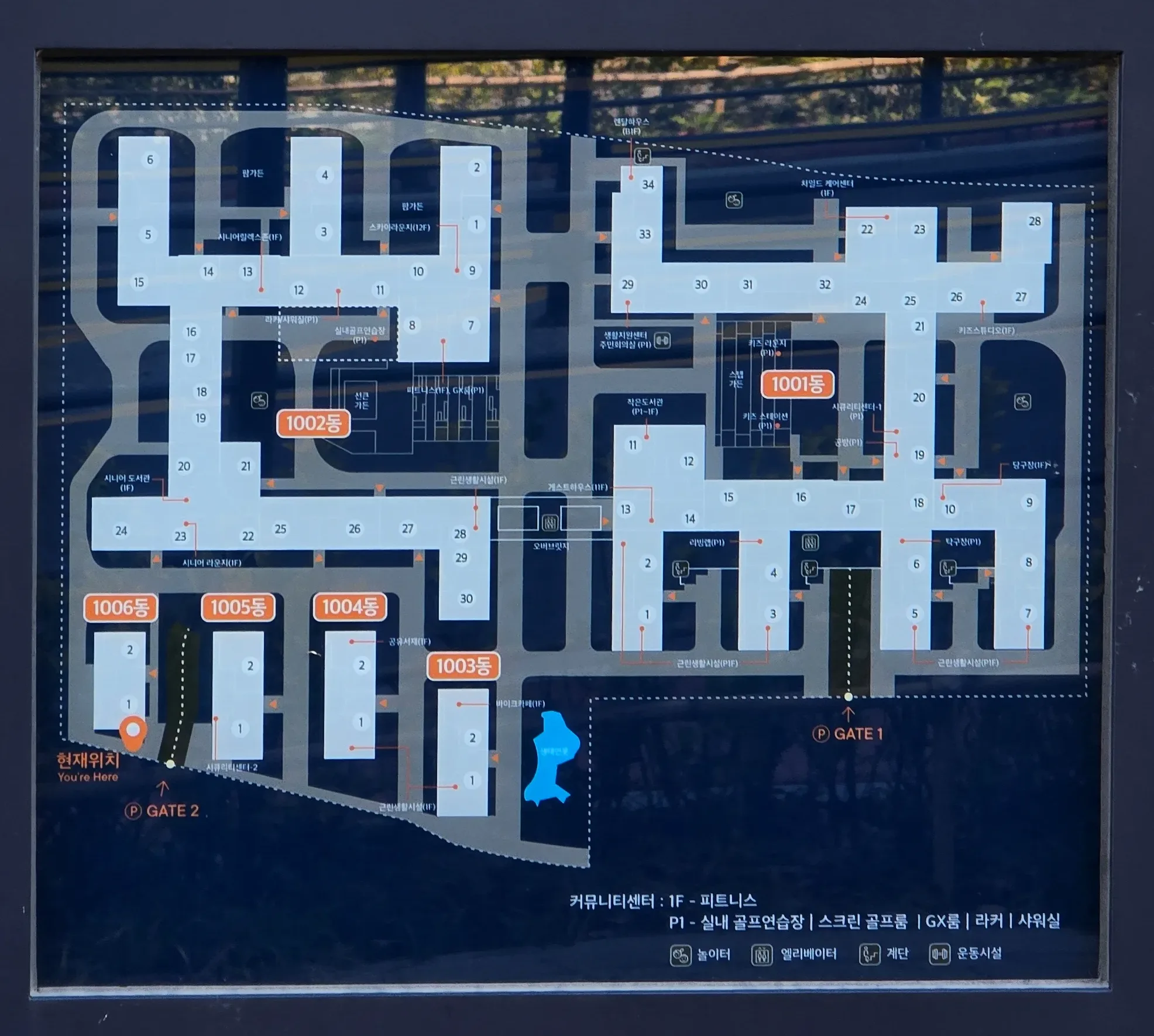 어반브릿지 단지 배치도