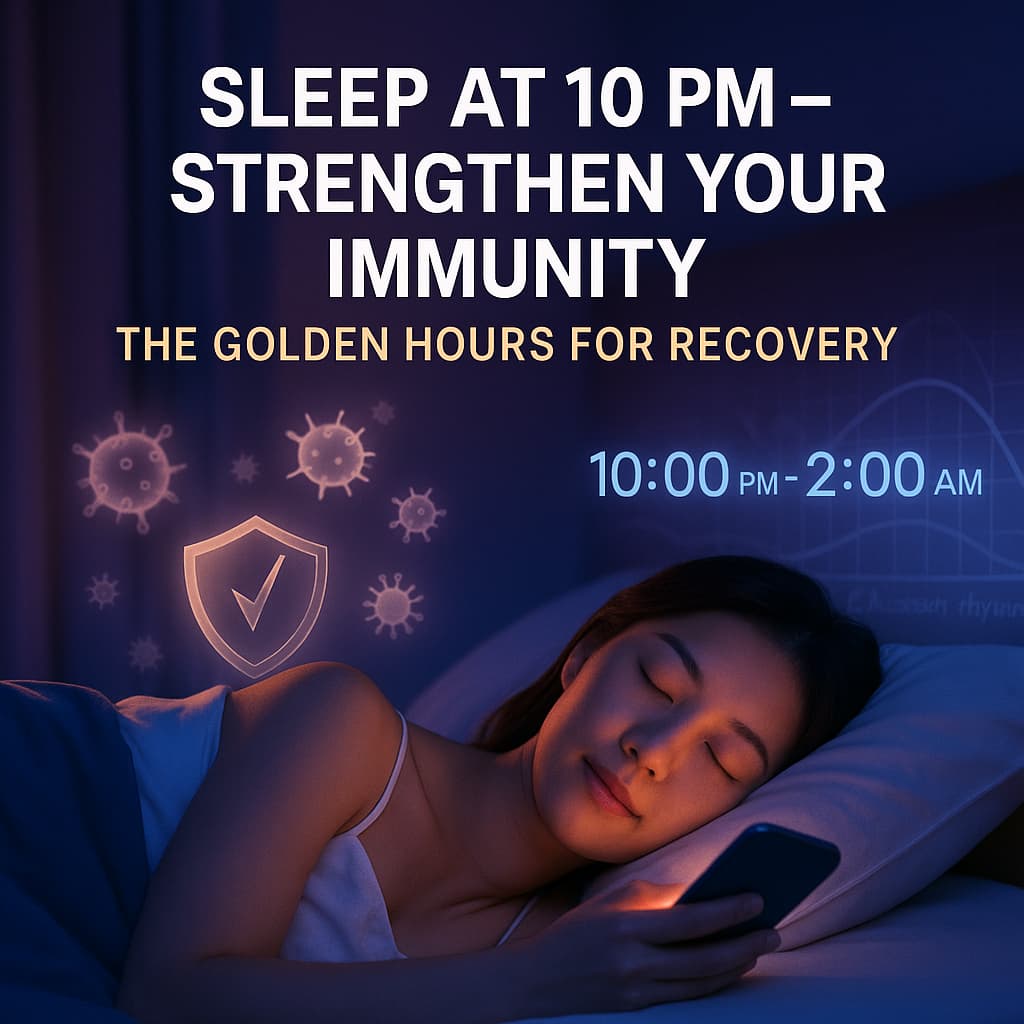 면역력 회복을 좌우하는 황금 수면 시간