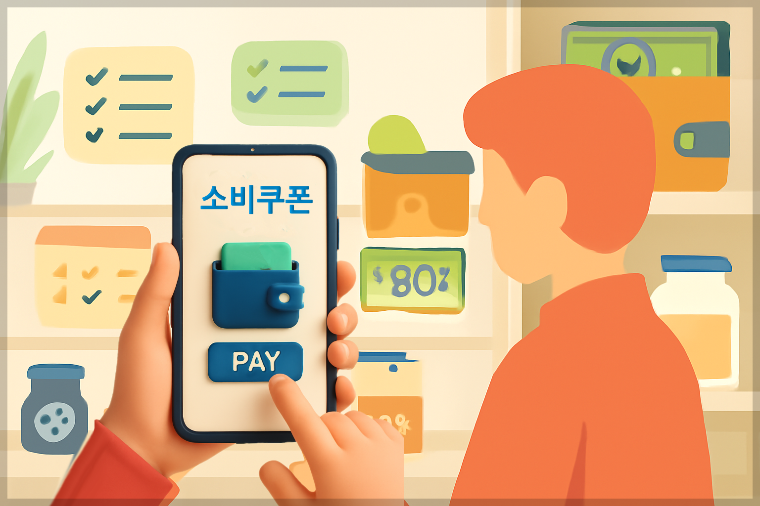 민생지원금 소비쿠폰 사용처 관련 이미지