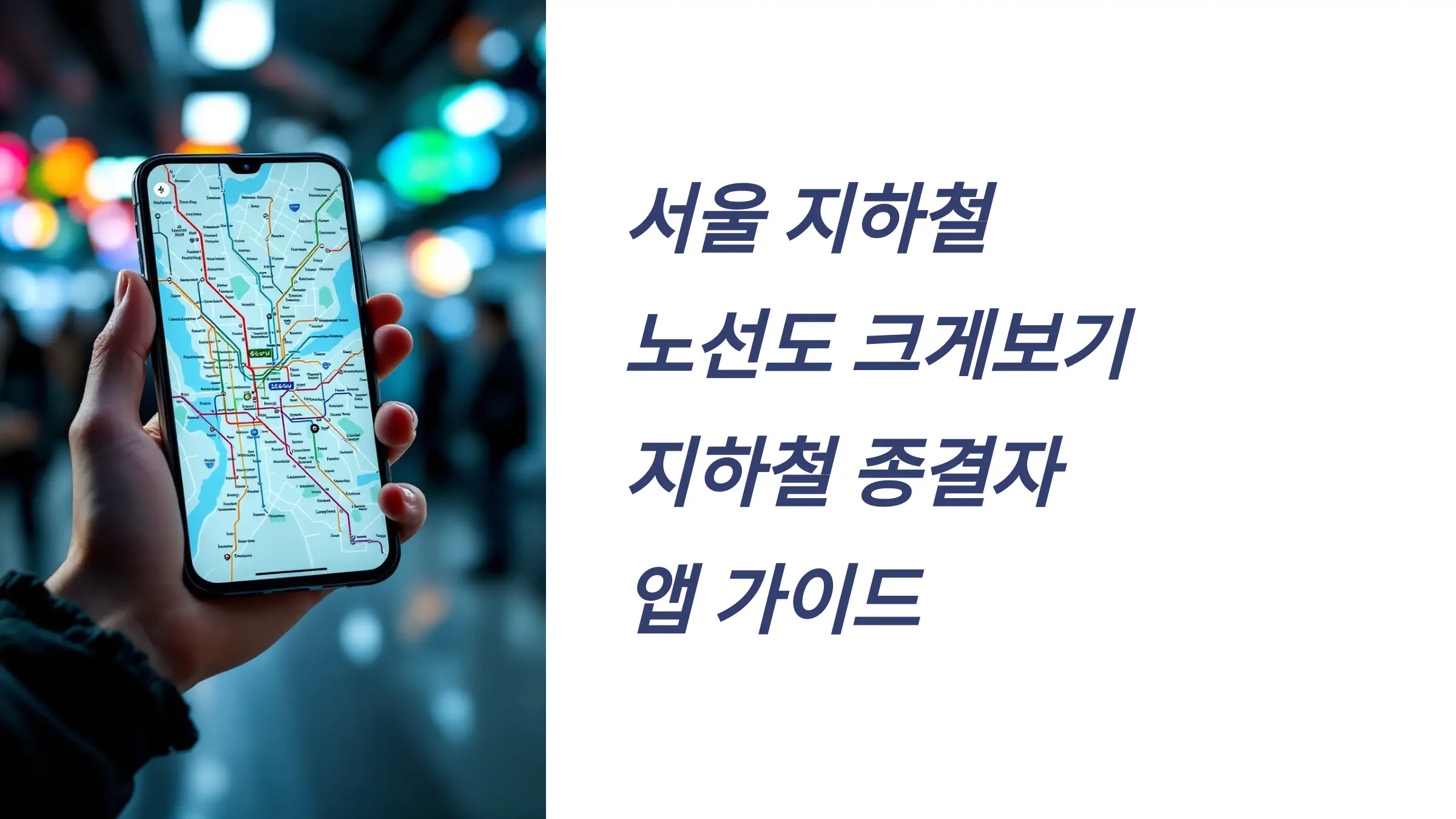 서울 지하철 노선도 크게보기, 서울교통공사 사이버스테이션, 지하철 종결자 앱 다운로드
