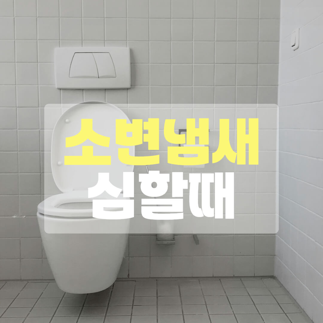 소변 냄새가 심할때