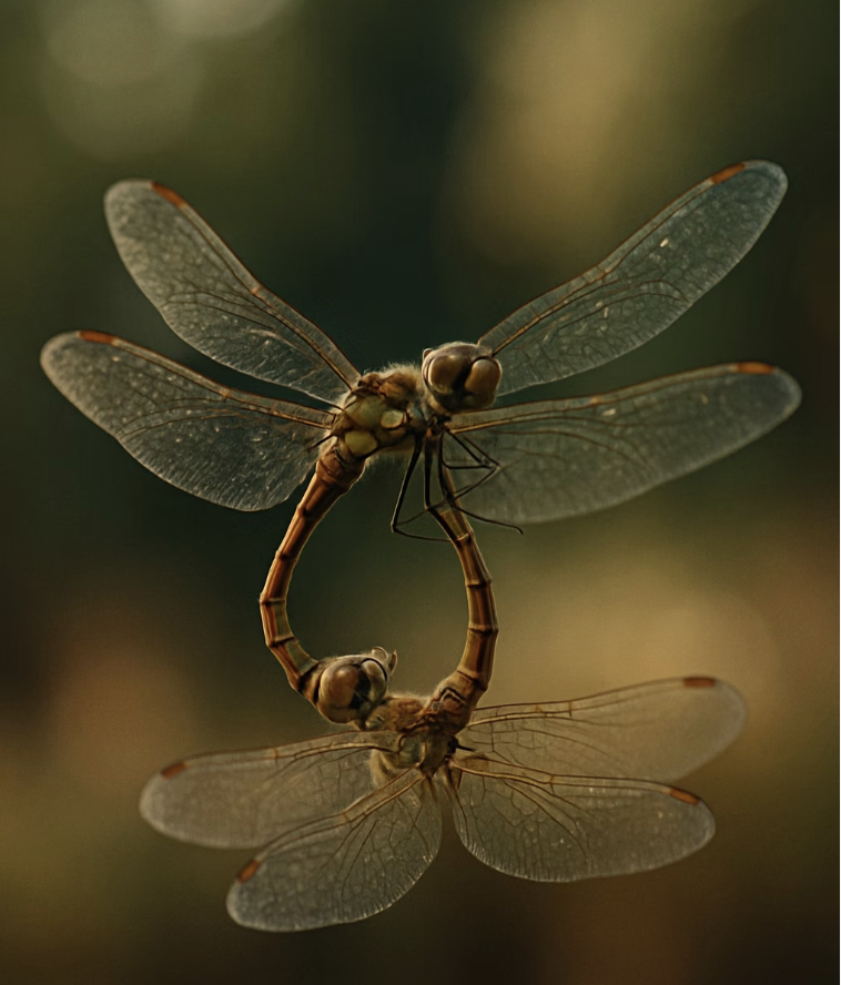 사랑의 하트, 짝짓기 비행