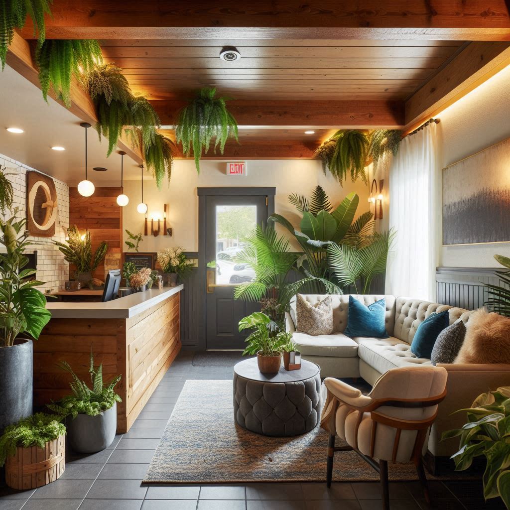 피부,체형관리 샵 배경