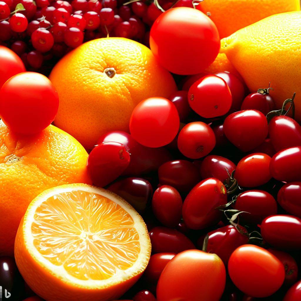 항산화 과일 이미지