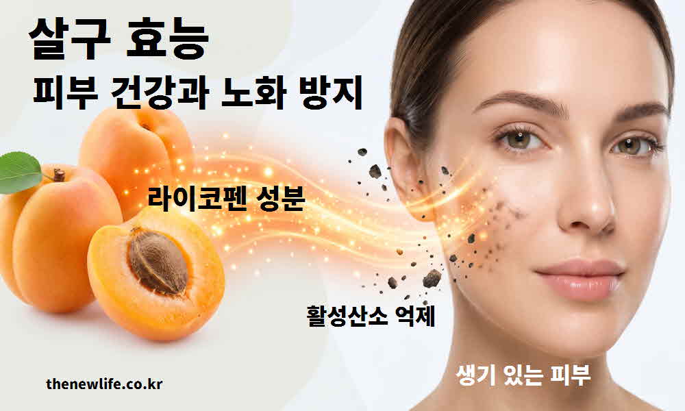 살구 효능 피부 건강 노화 방지