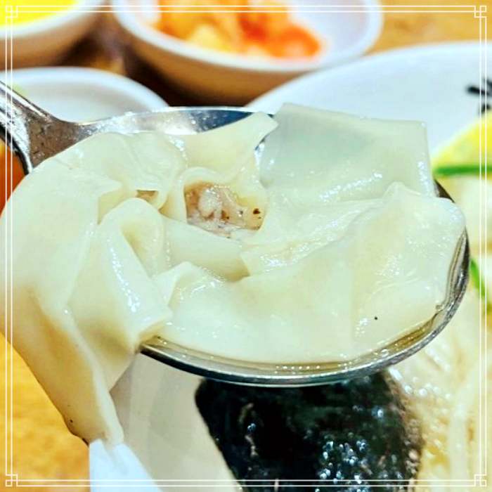 부산 수영 맛집 0.3 mm 완당, 완당면