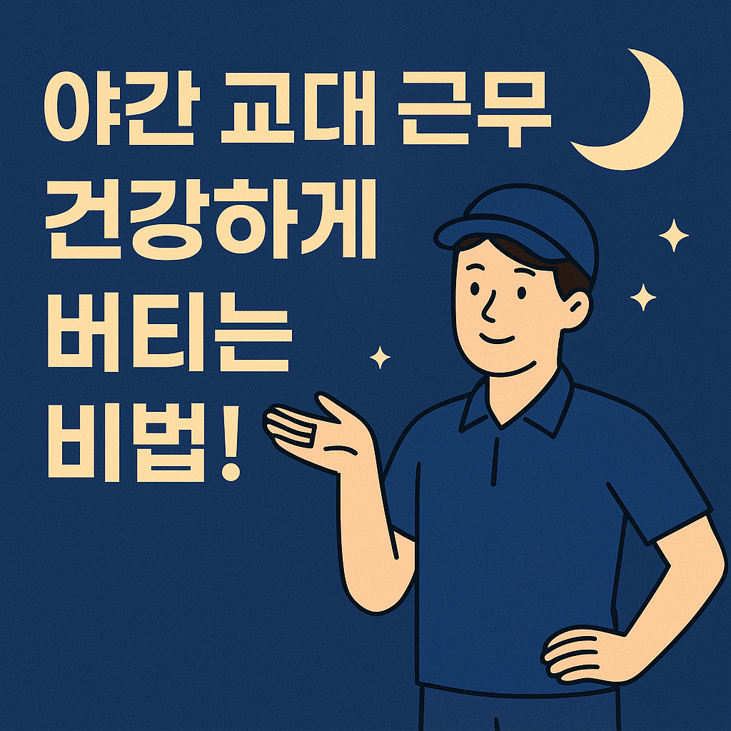 불규칙한 근무 시간으로 힘든 야간 교대 근무자들을 위한 맞춤 건강 관리법! 수면 질 향상과 영양 관리 팁으로 건강한 생활을 유지하세요.
