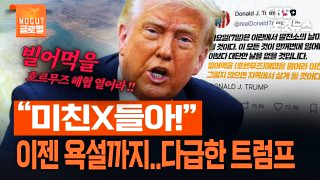 트럼프 욕설 치매 해협 공습 초조함 美정치권 비판 