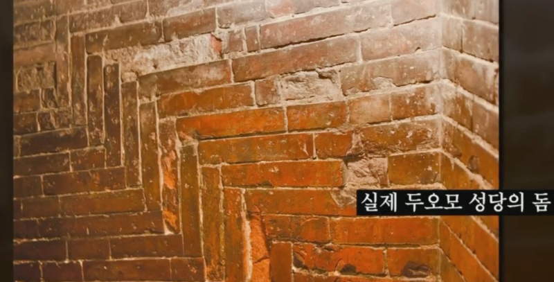실제 두오모 성당의 돔