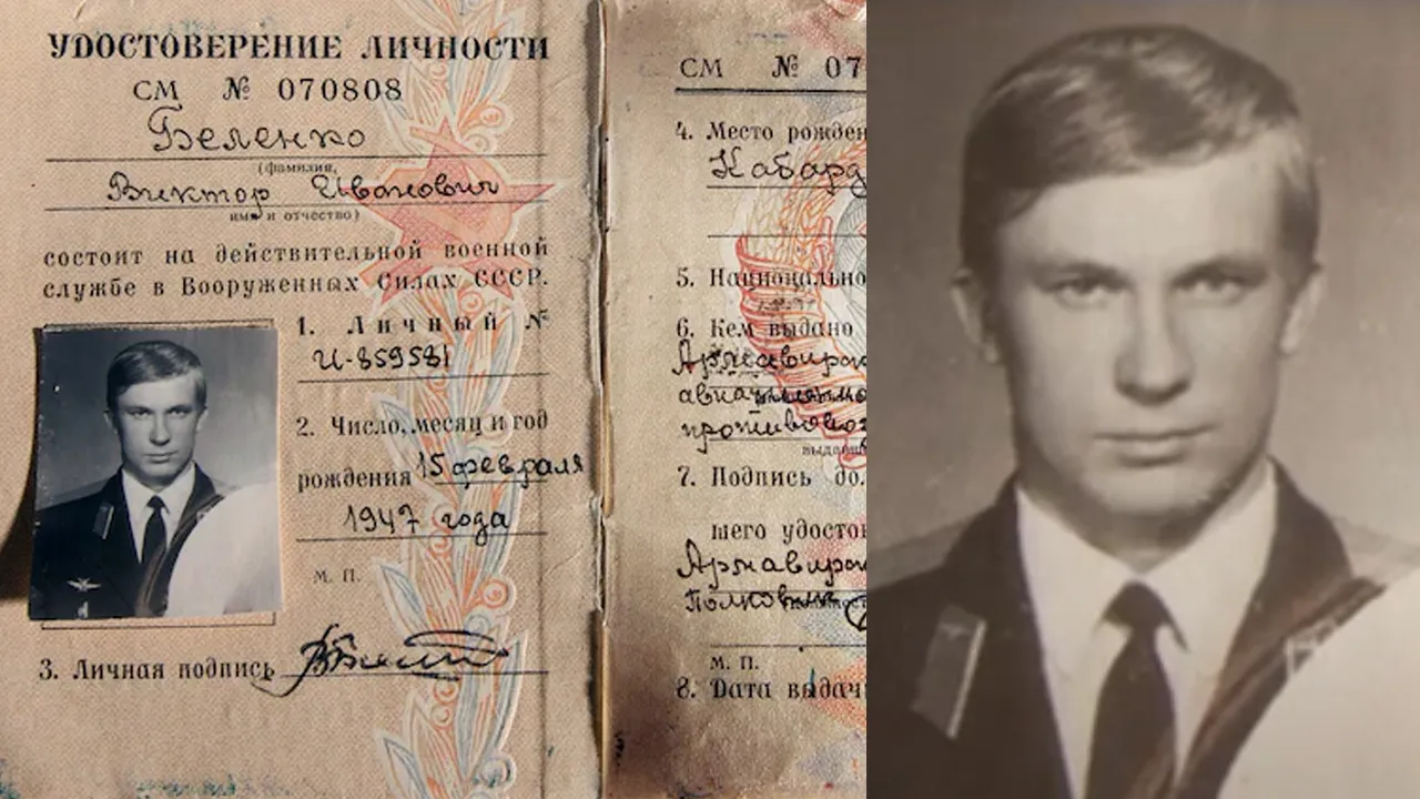 일본 MiG25기 망명 사건의 Viktor Belenko(빅토르 벨렌코) 사진