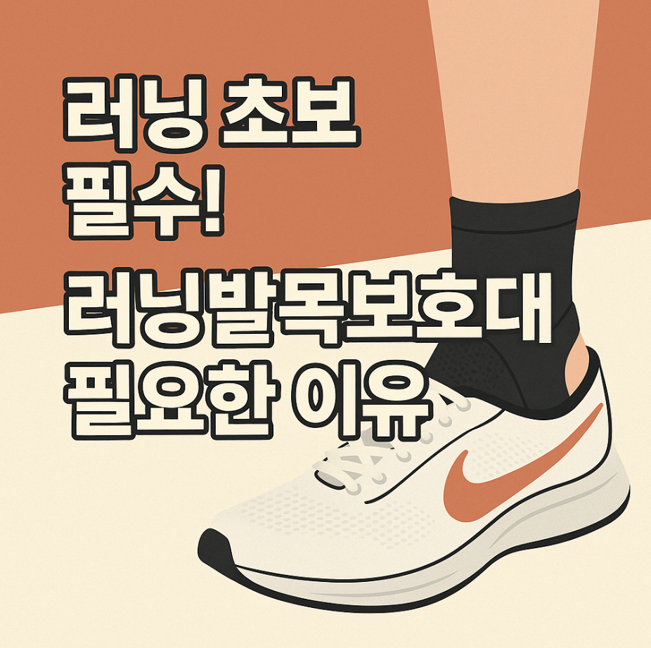 러닝 초보 필수! 러닝발목보호대가 필요한 이유
