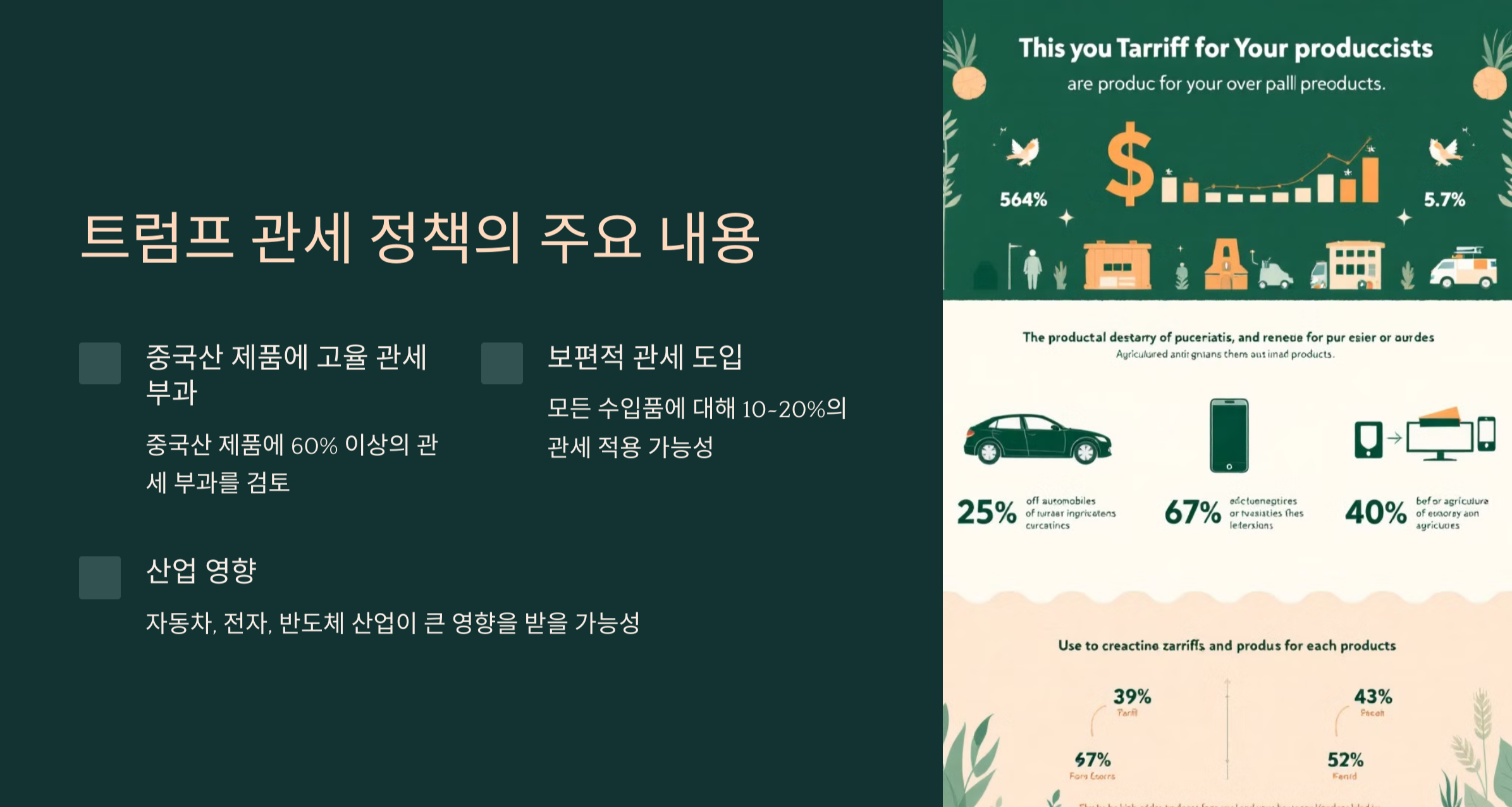 트럼프 관세 정책과 투자 전략: 글로벌 경제 변화에 대응하는 방법