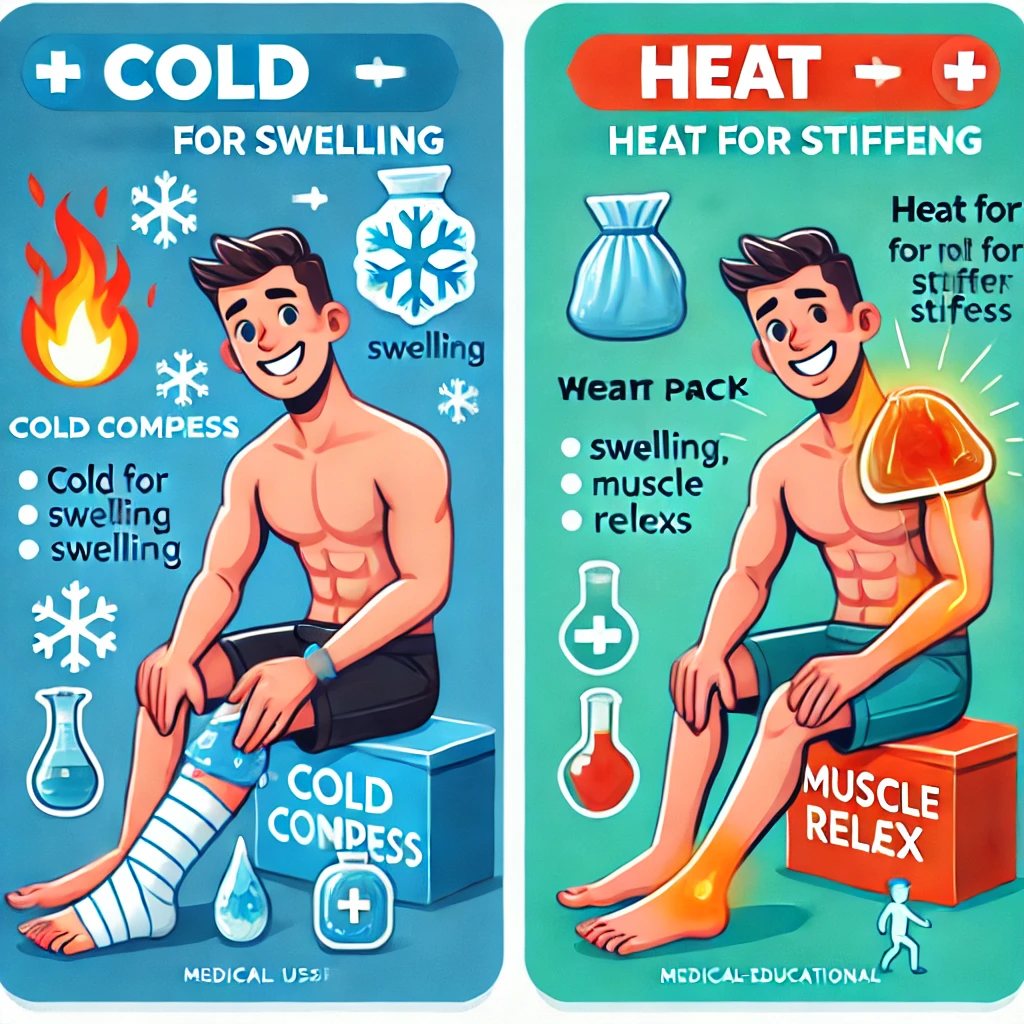 온찜질vs 냉찜질