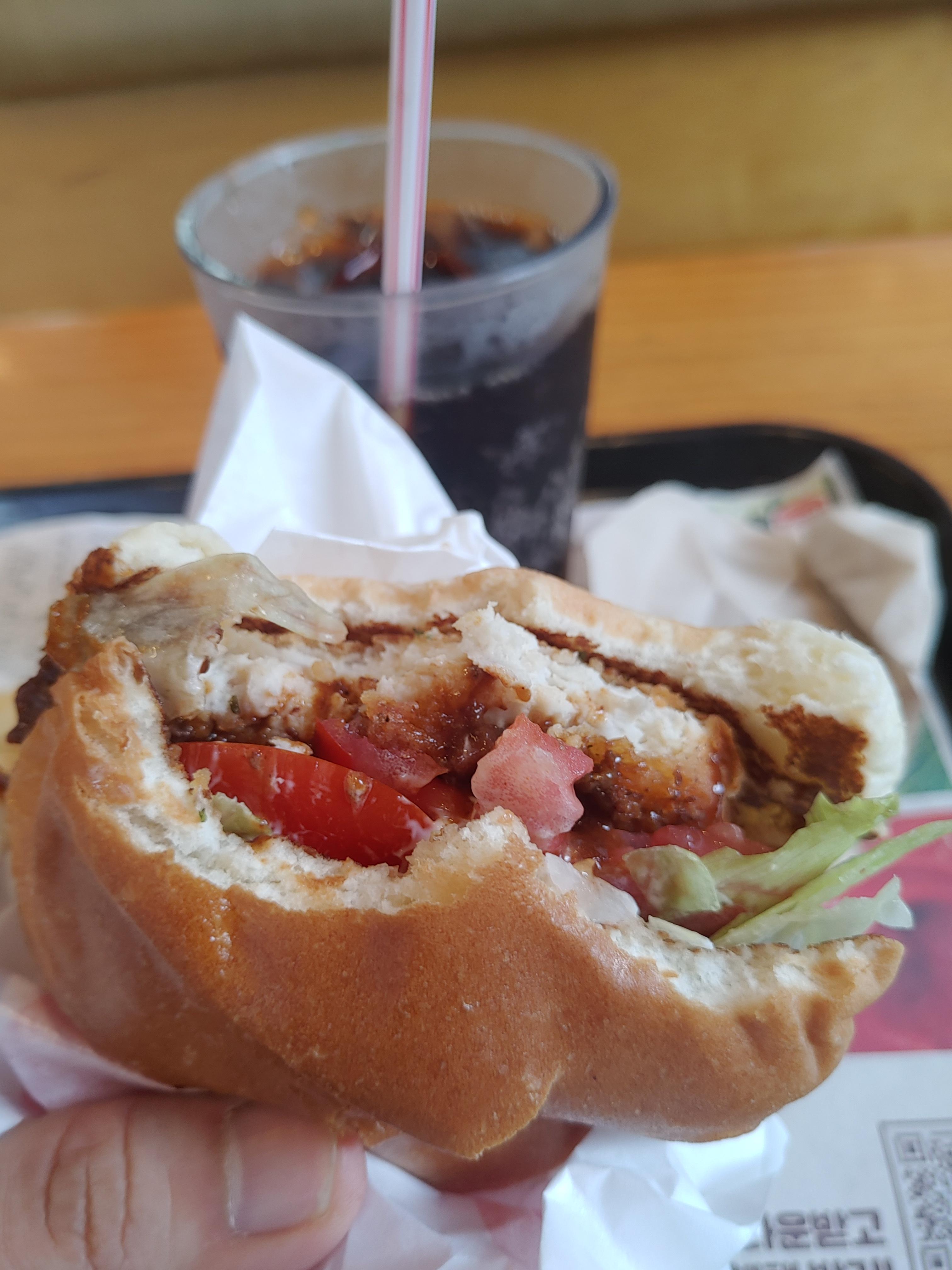 버거킹 텍사스 칠리치킨버거