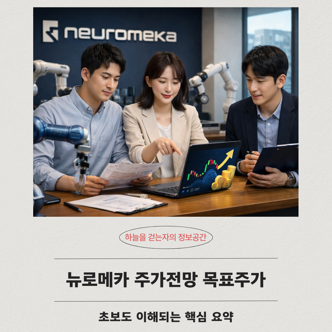 뉴로메카 주가전망 목표주가｜초보도 이해되는 핵심 요약 (2026년 1월 기준)