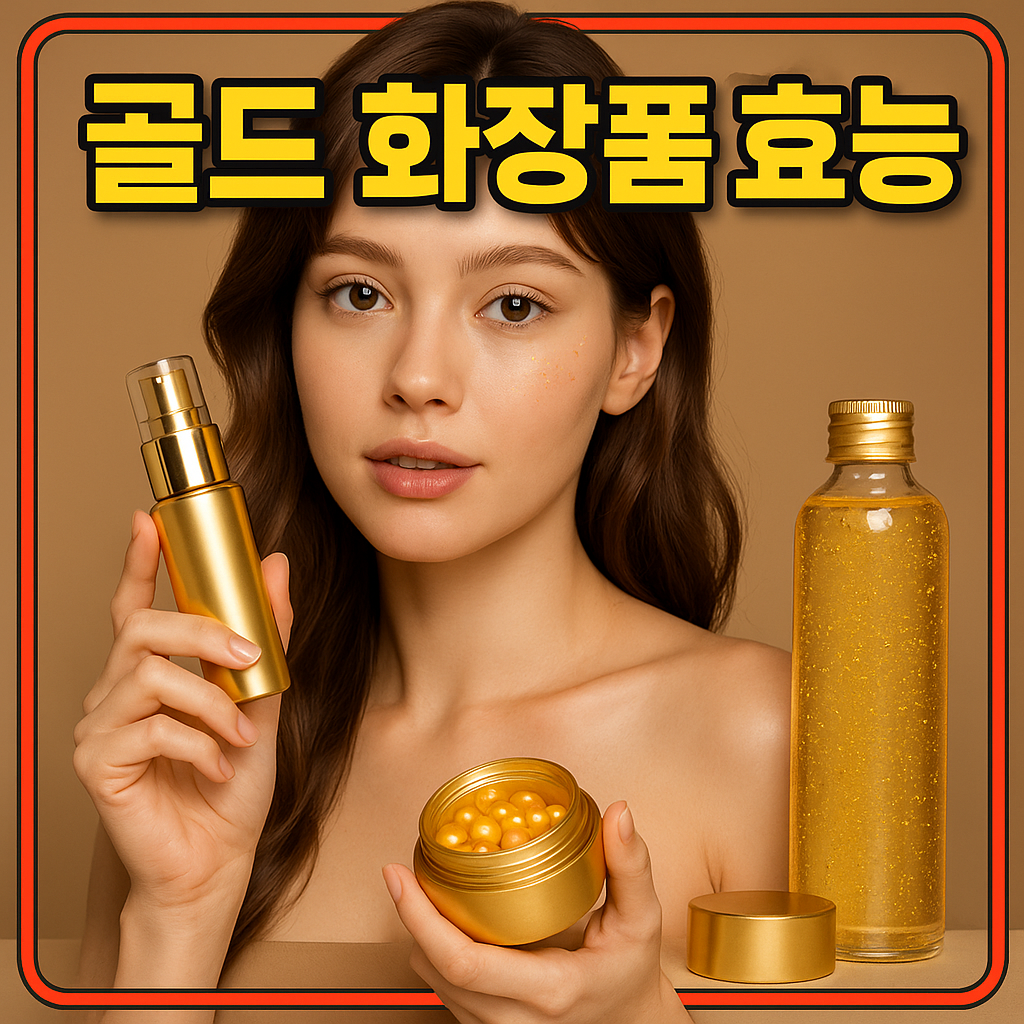 골드 화장품 효능