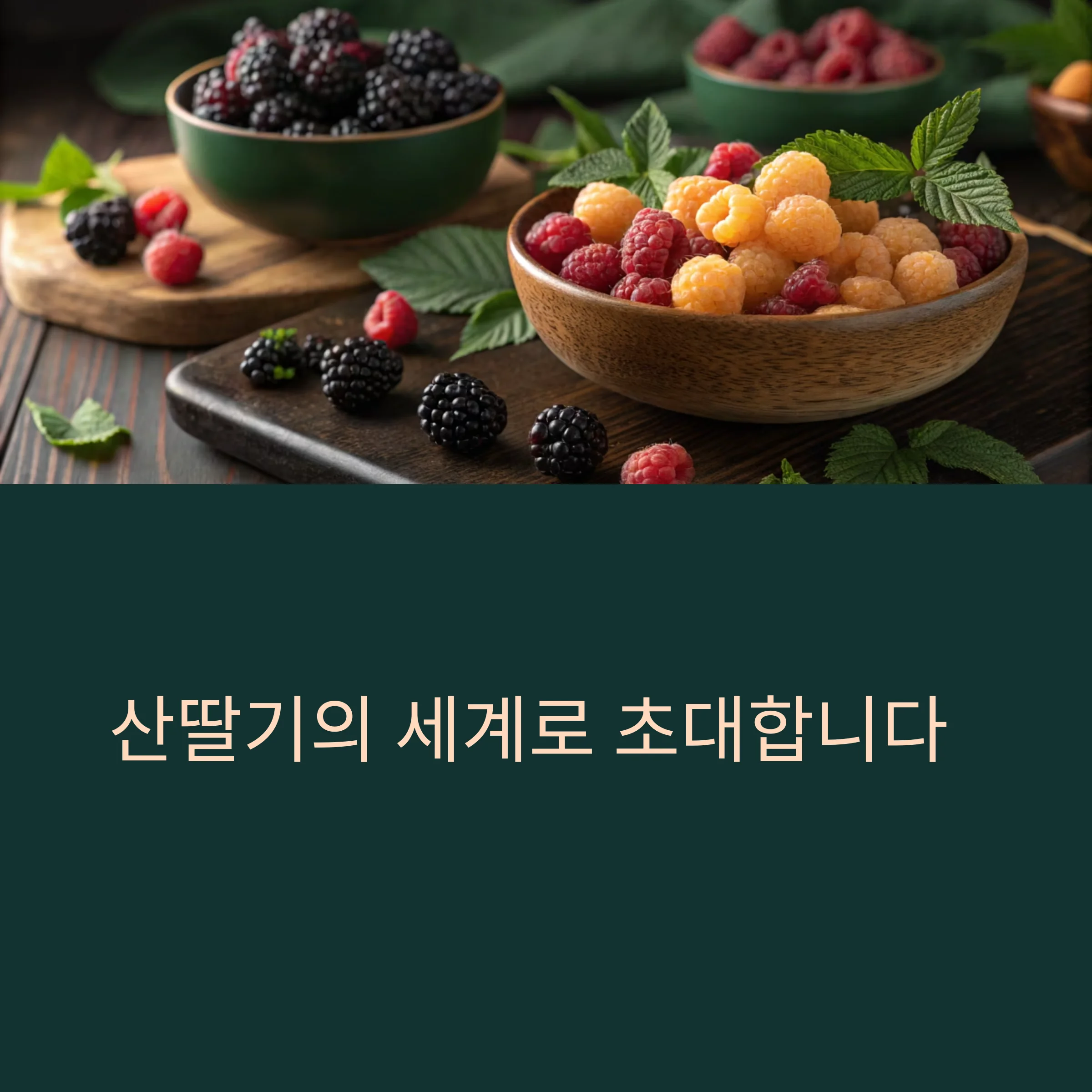 산딸기-종류