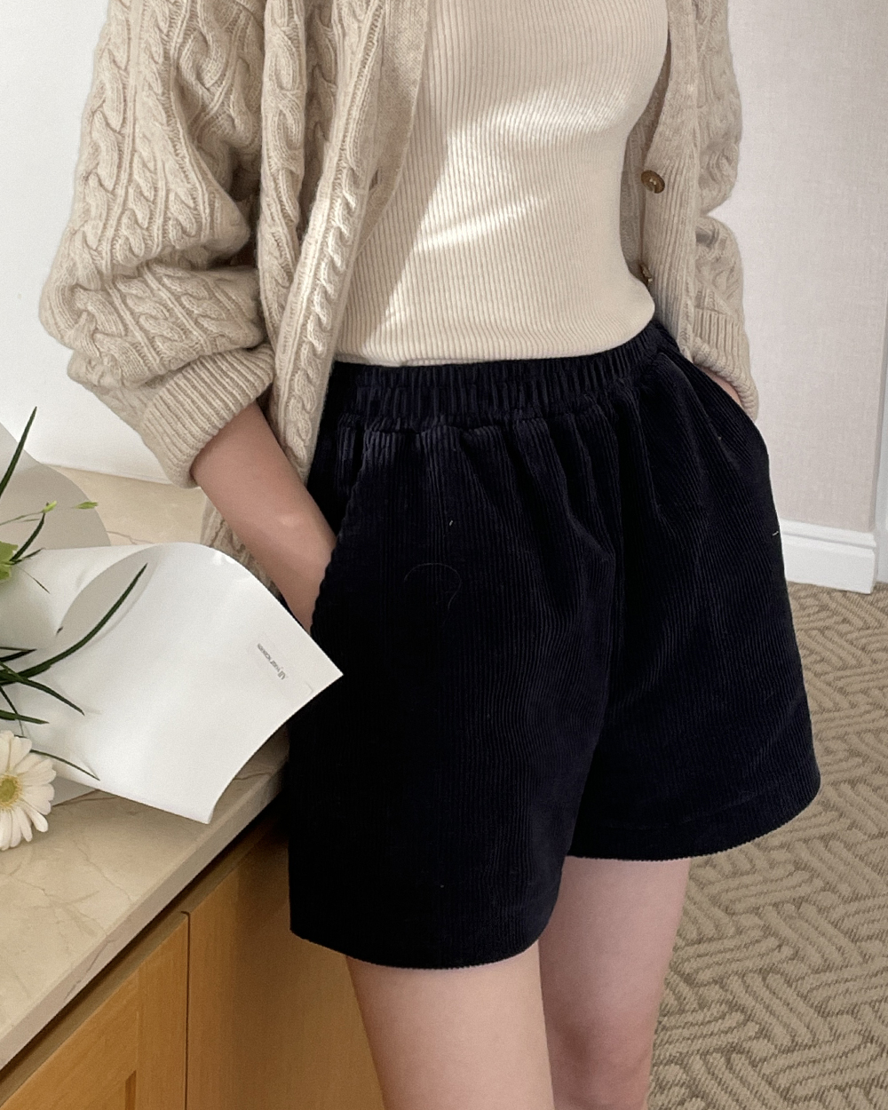 SALE OUNCE 온스 코듀로이 쇼츠 corduroy shorts (당일배송)