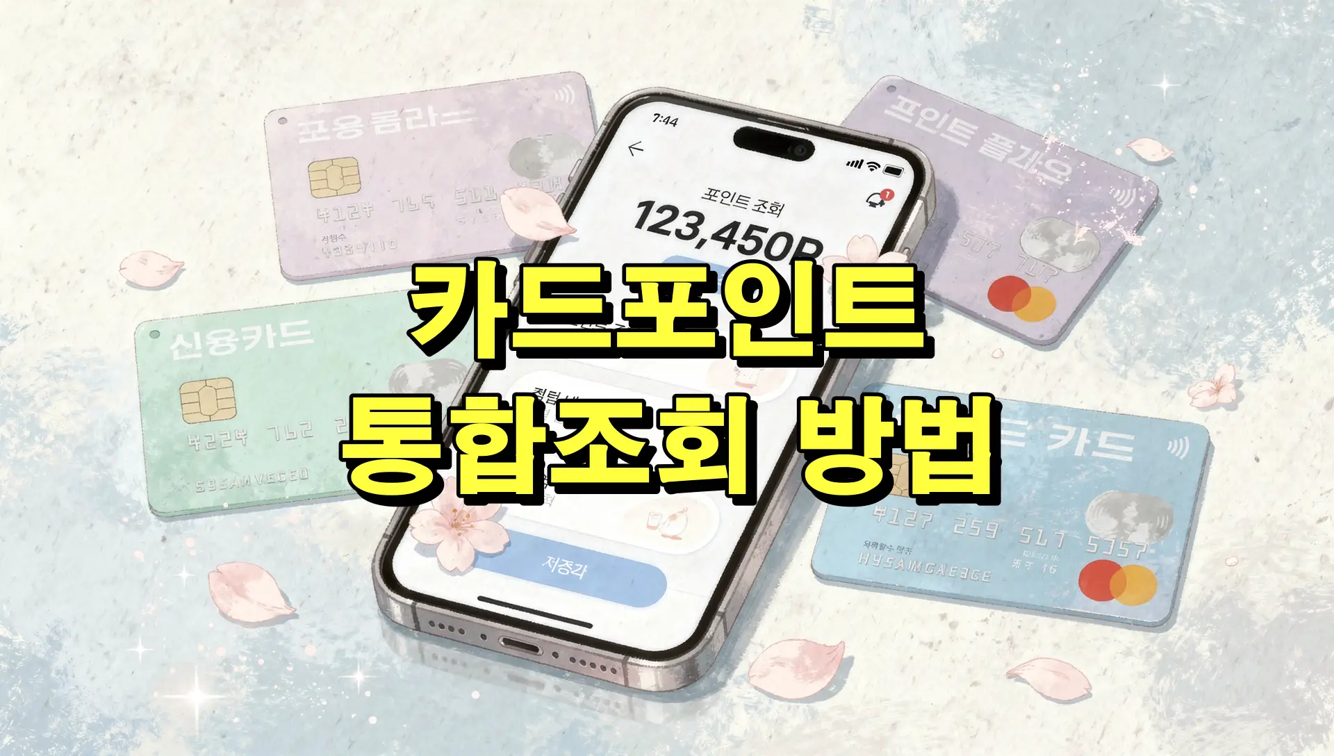 카드포인트 통합조회