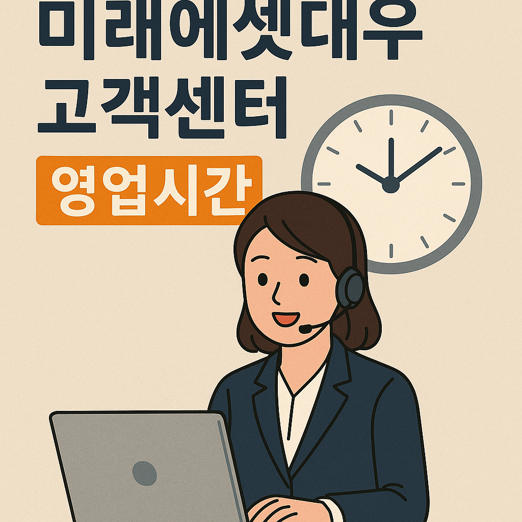 미래에셋대우 고객센터 영업시간