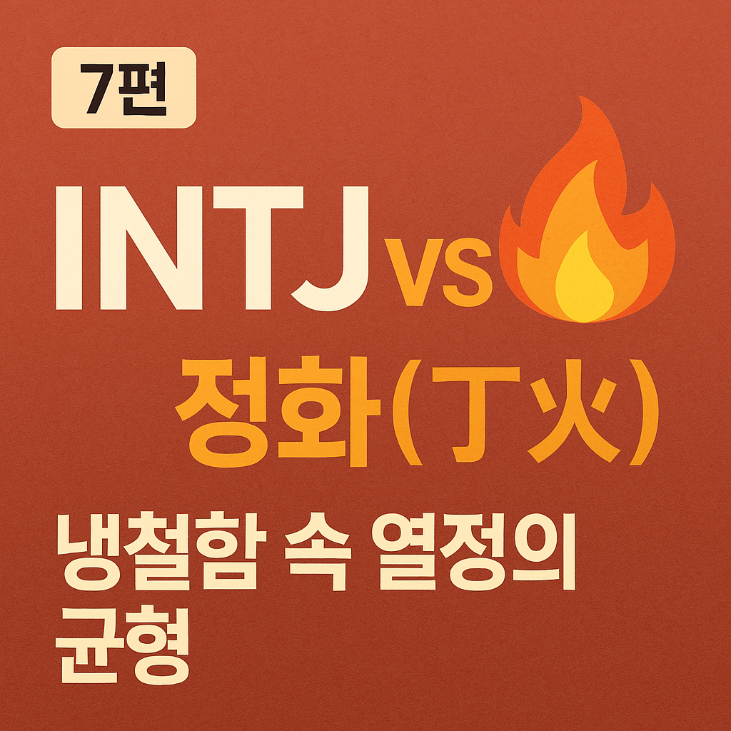 INTJ vs 정화(丁火) 궁합
