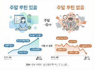 주말 체력 관리 루틴 알려드립니다.