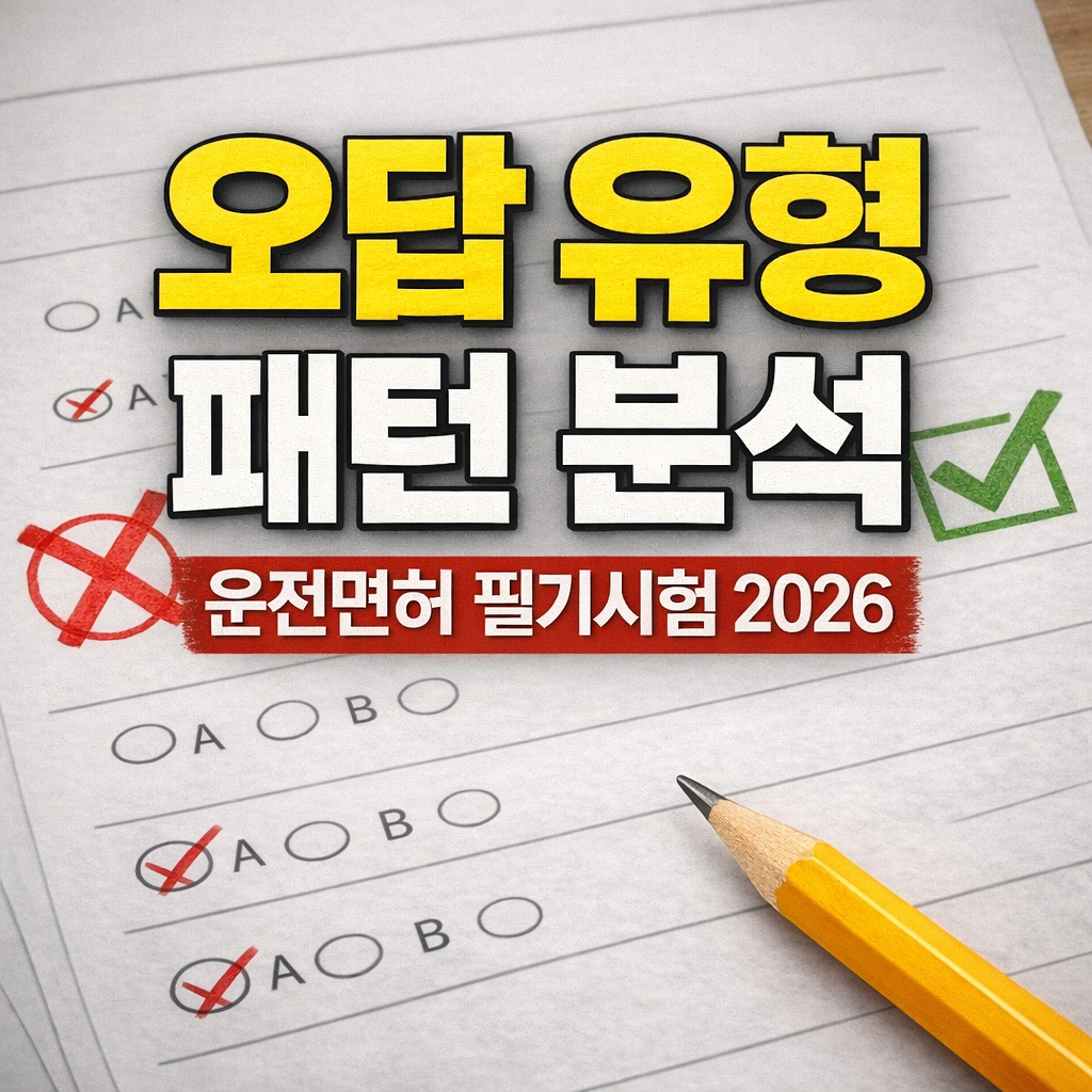 운전면허 필기시험 오답 유형 ❘ 자주 틀리는 문제 해결 방법과 패턴 분석 (2026)