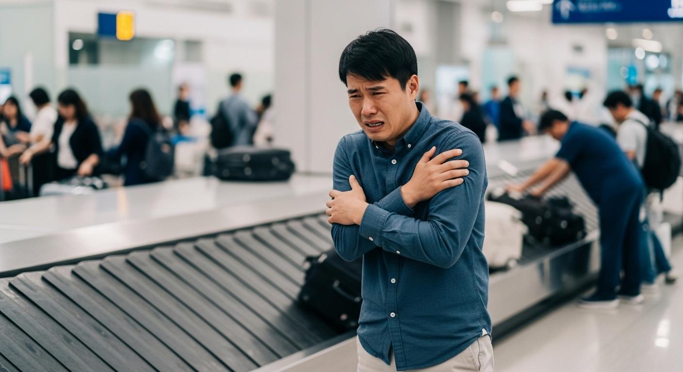 인천공항 중국인 돈가방 절도