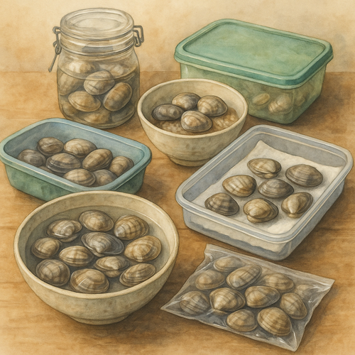 조개-해감-보관법