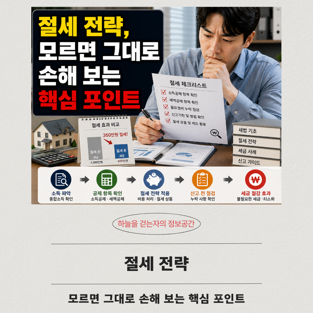 절세 전략, 모르면 그대로 손해 보는 핵심 포인트