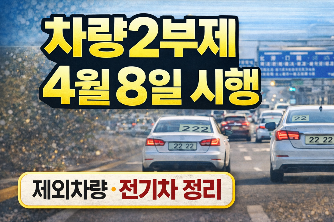 차량2부제 시행 총정리