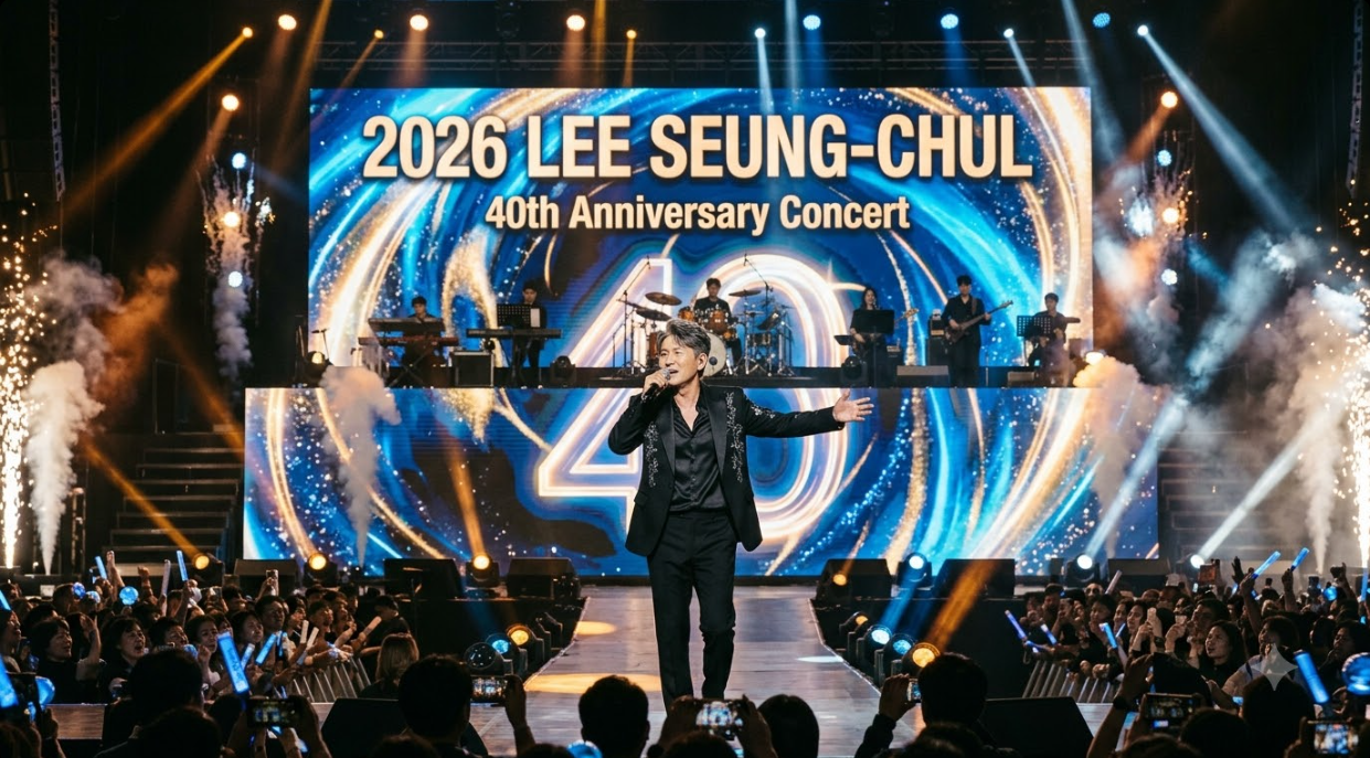 이승철 40주년 콘서트 무대 공연 모습