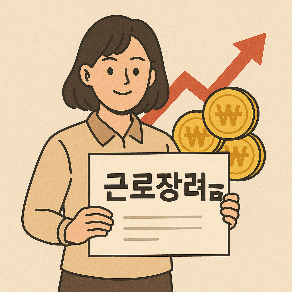 2025 근로장려금 신청 방법과 절차/지급 금액 및 조건