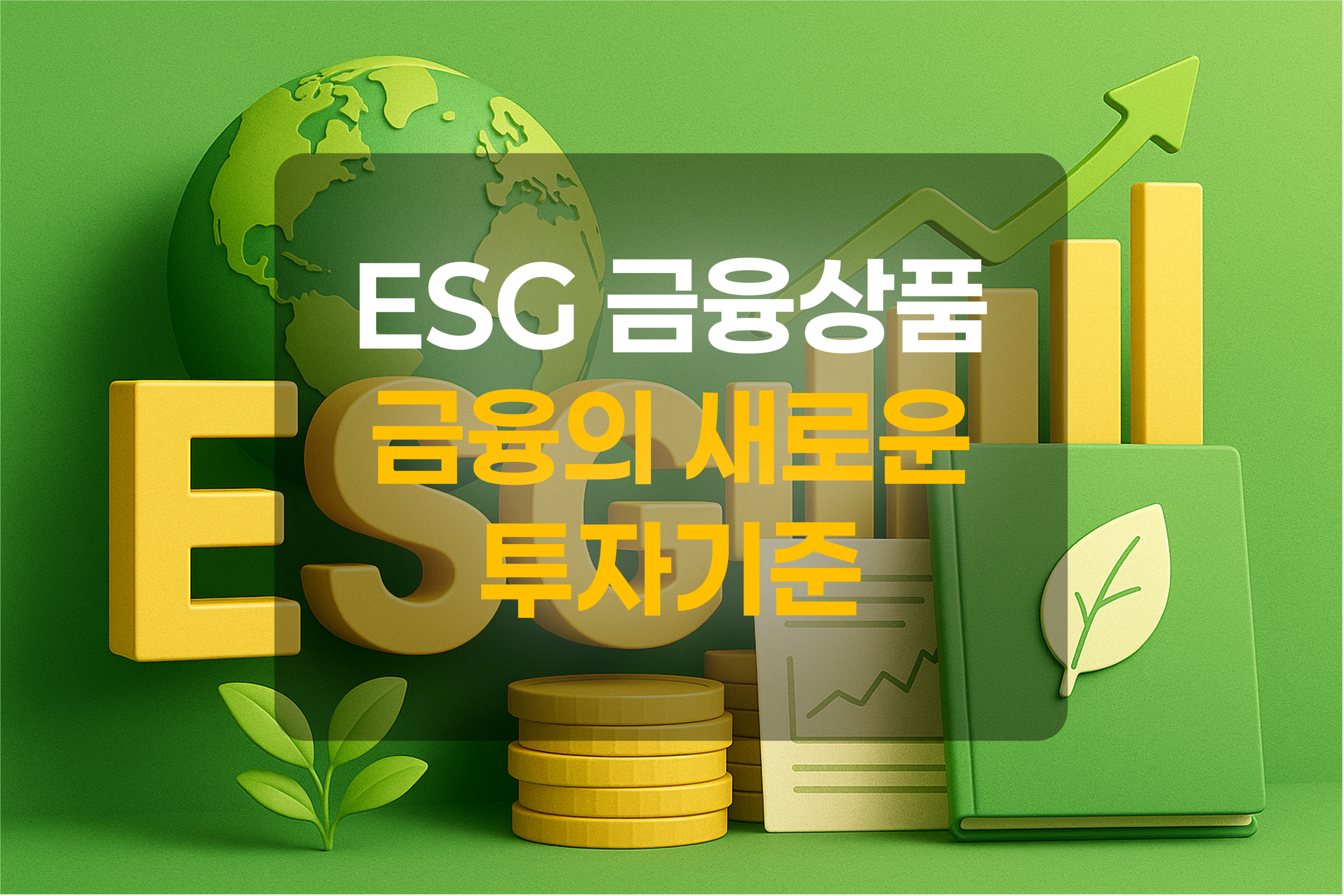 ESG금융상품을 표현한 그림