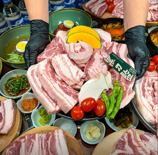 흑도감 흑돼지 대표 메뉴