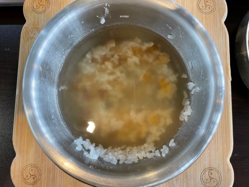 동탄 12첩반상 제주갈치전문점 갈치밥상 - 누룽지