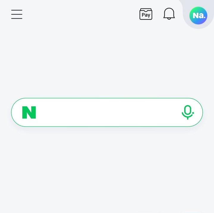 네이버는 밝은화면으로 보임